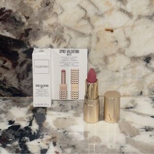 Valentino Mini Spike Matte Lipstick - Elegant Pink